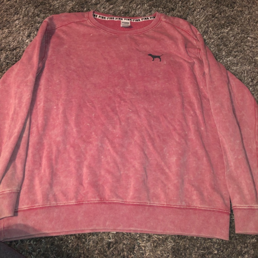Pink long sleeve sweater